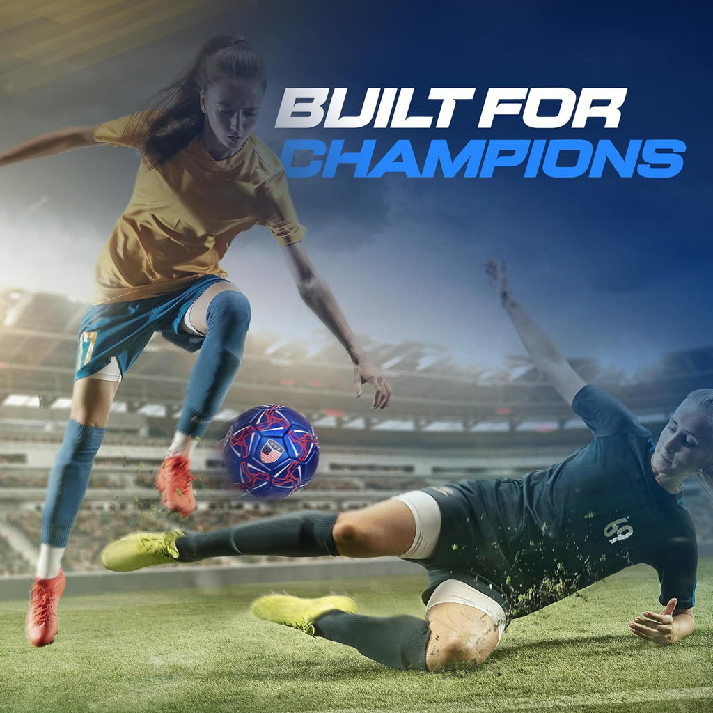 Soccer Ball USA - Official Match Grade Soccer Balls - Youth & Adult - Attractive and Durable Design - World Cup