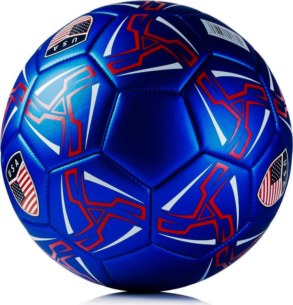 Soccer Ball USA - Official Match Grade Soccer Balls - Youth & Adult - Attractive and Durable Design - World Cup