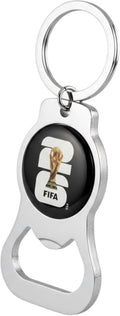 Official FIFA World Cup 2026 Edition - Trophy Metal Bottle Opener Keychains with Enamel Inlay Logo